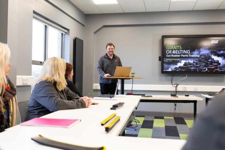 Someone delivering a presentation